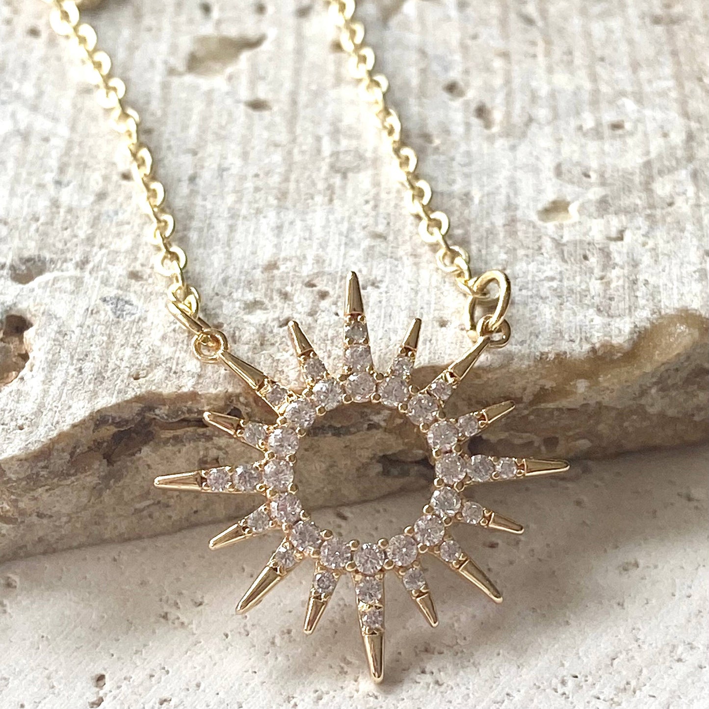 Sun celestial necklace