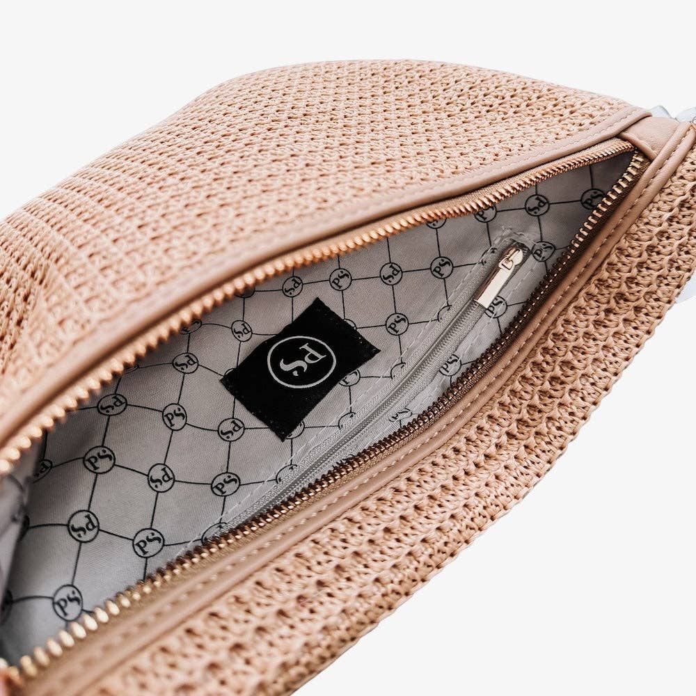 Rachel Cream Raffia Westlyn Crossbody