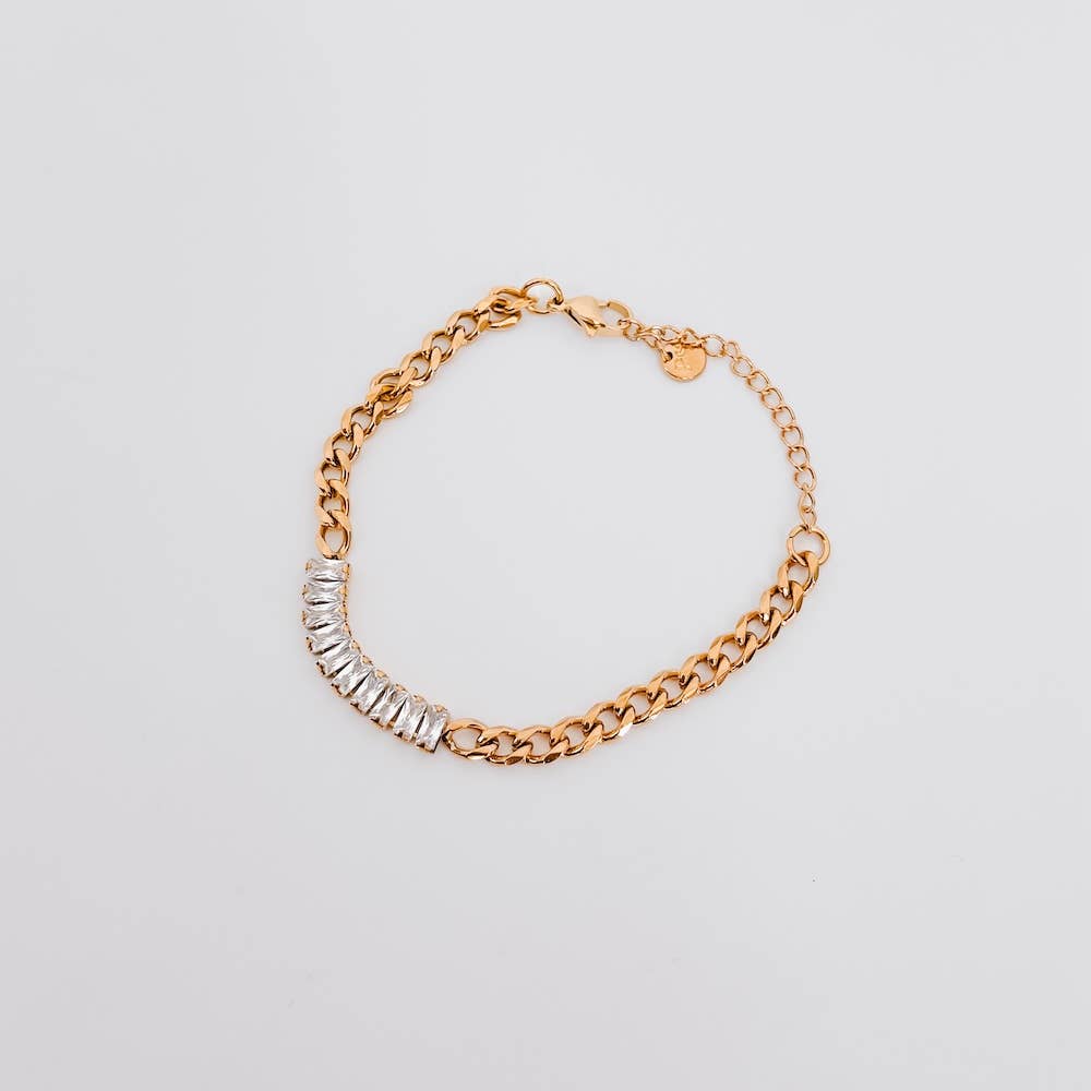 Desiree Diamond Chain Bracelet - WATERPROOF
