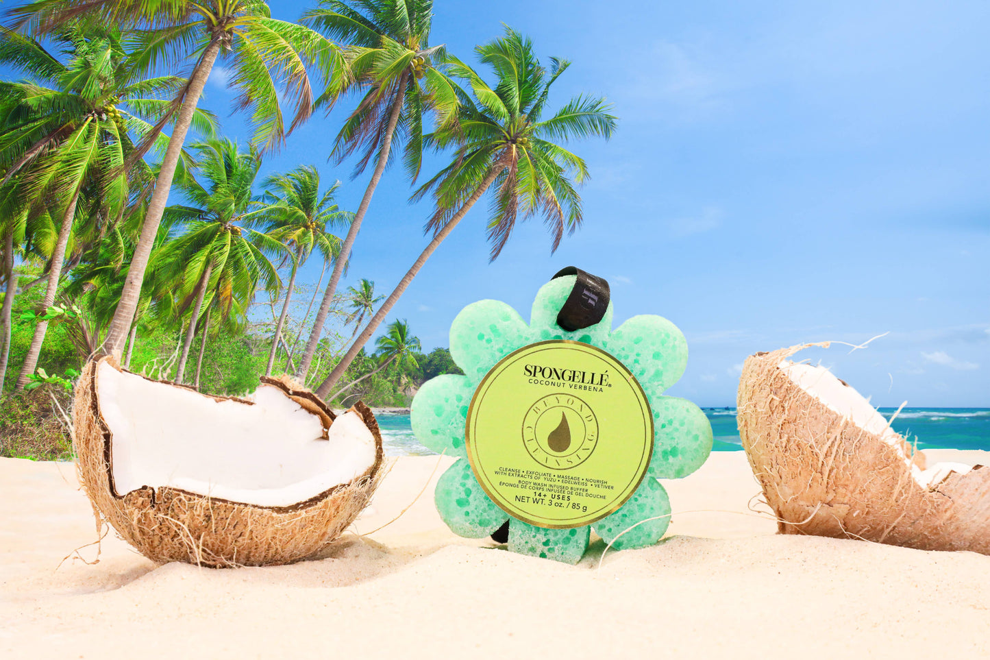 Coconut Verbena Wild Flower Soap Sponge