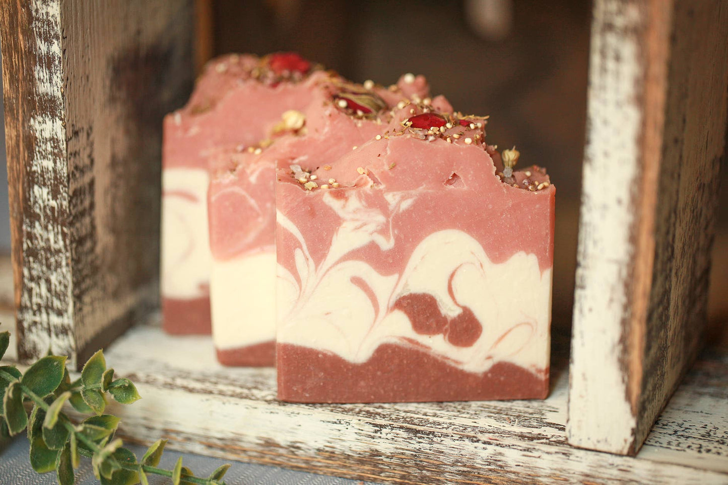 Coco Rose Cold Process Lux Soap, Coconut Milk and Clay Soap