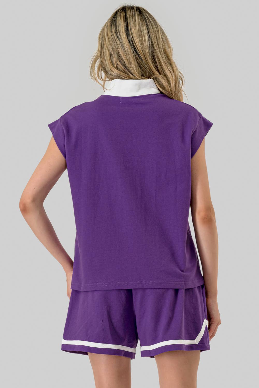 Tigers on the Geaux Purple Shorts Set