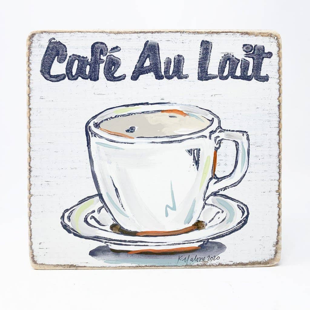 Square Wood Signs - Fun Decorative Wall Decor: Old Fashioned