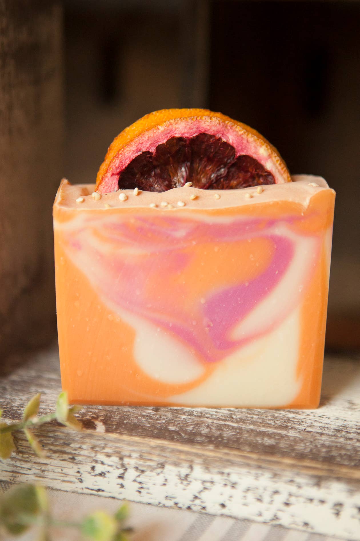 Blood Orange & Goji Berry Artisan Soap, Premium Fragrance