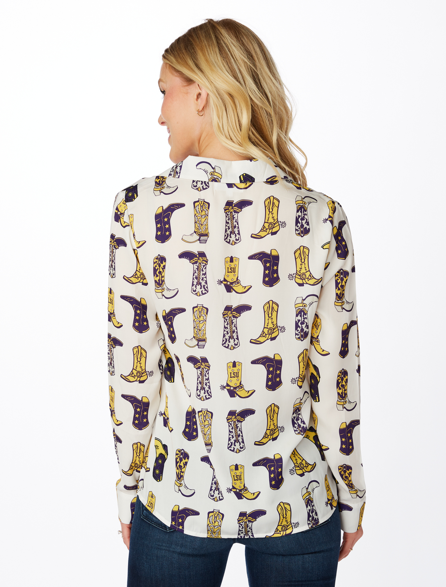 The LSU Boots Button Up Limited Stock - On Sale now!