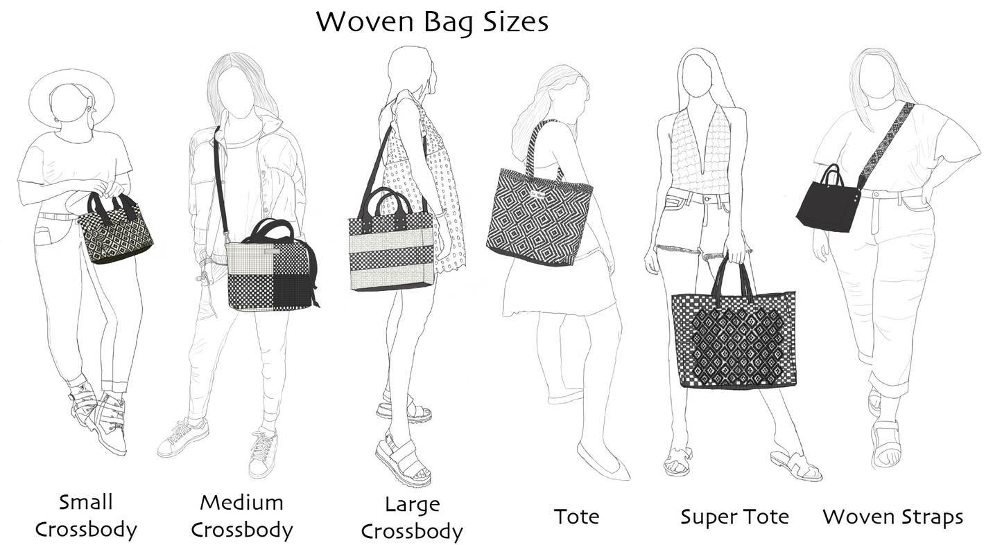Greca Woven Tote Bag