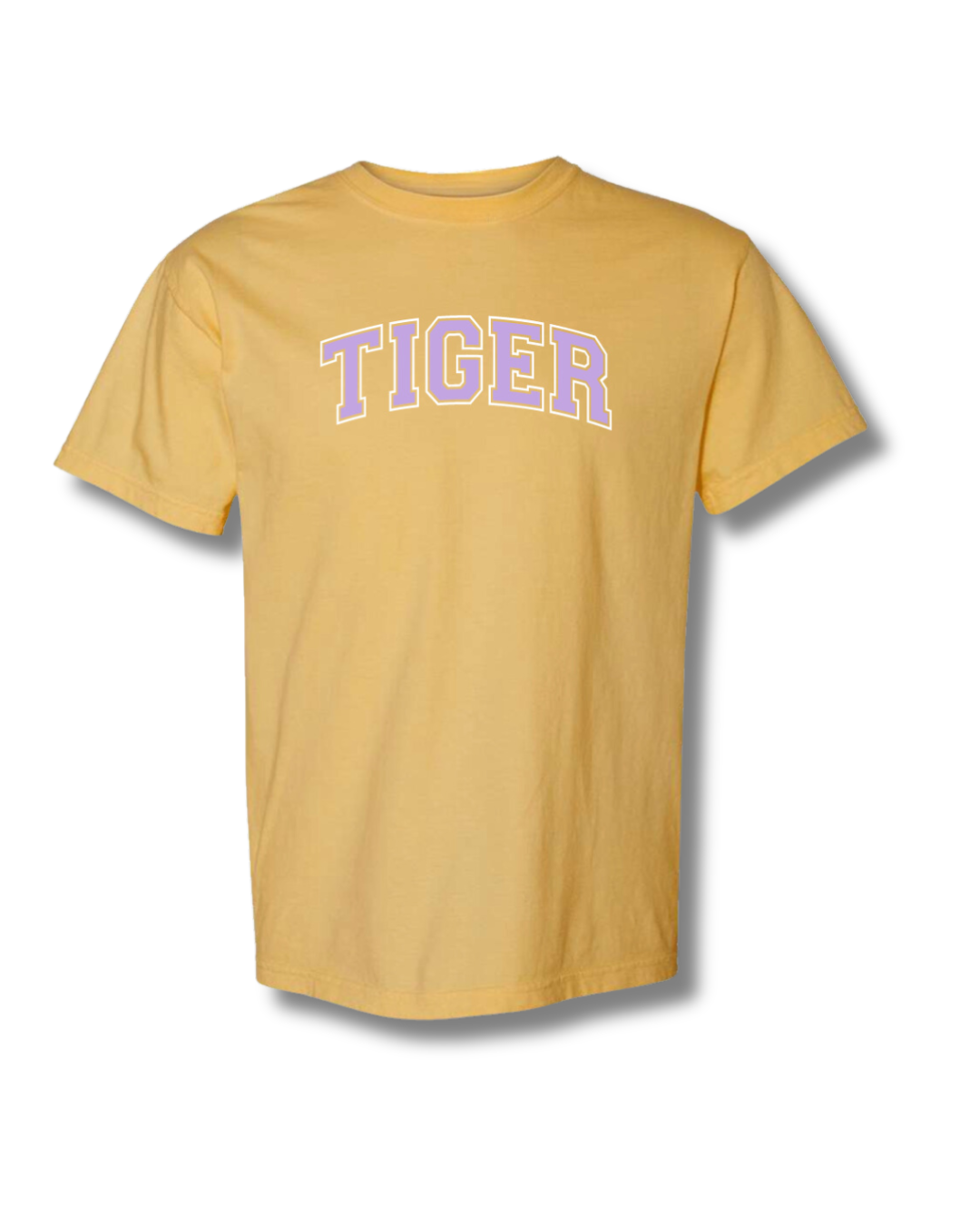 Tiger Block Screen Print T shirt