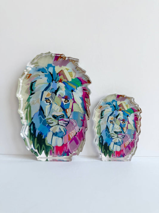 "The Noble Lion" acrylic