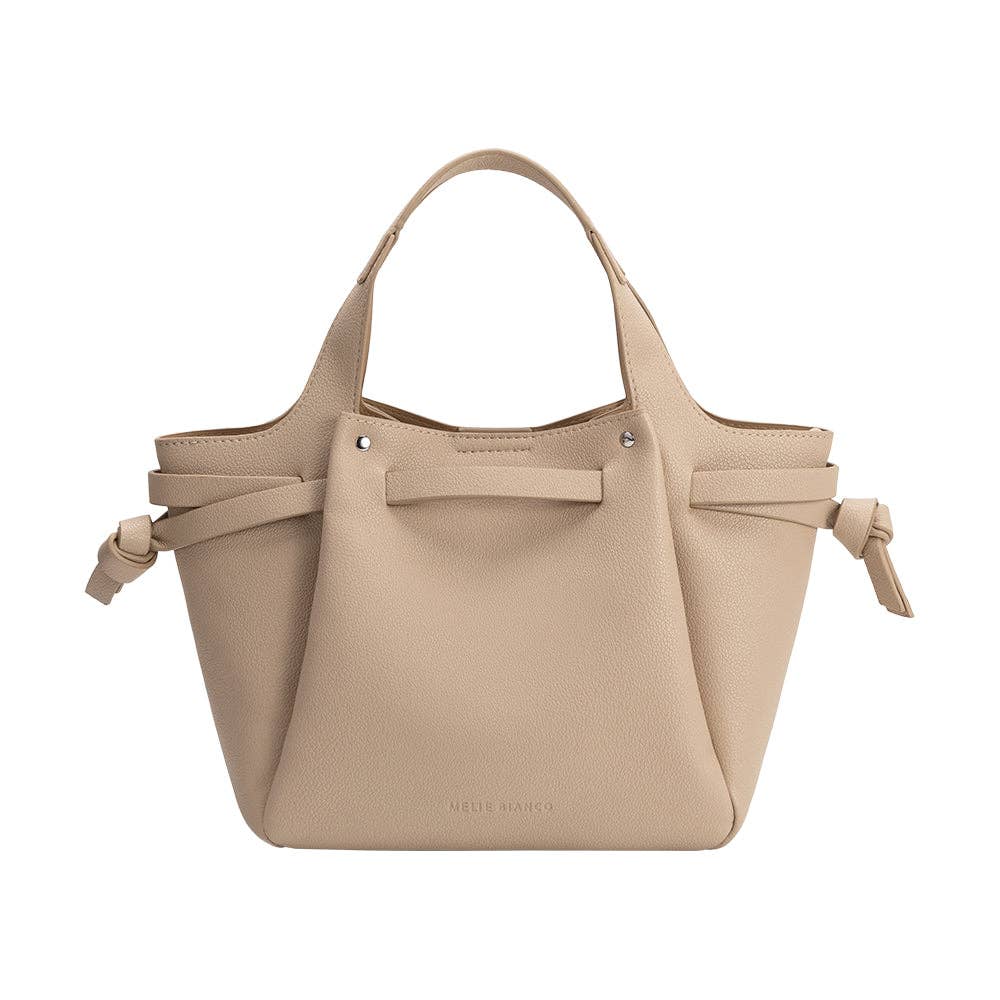Avril Nude Recycled Vegan Leather Top Handle Bag