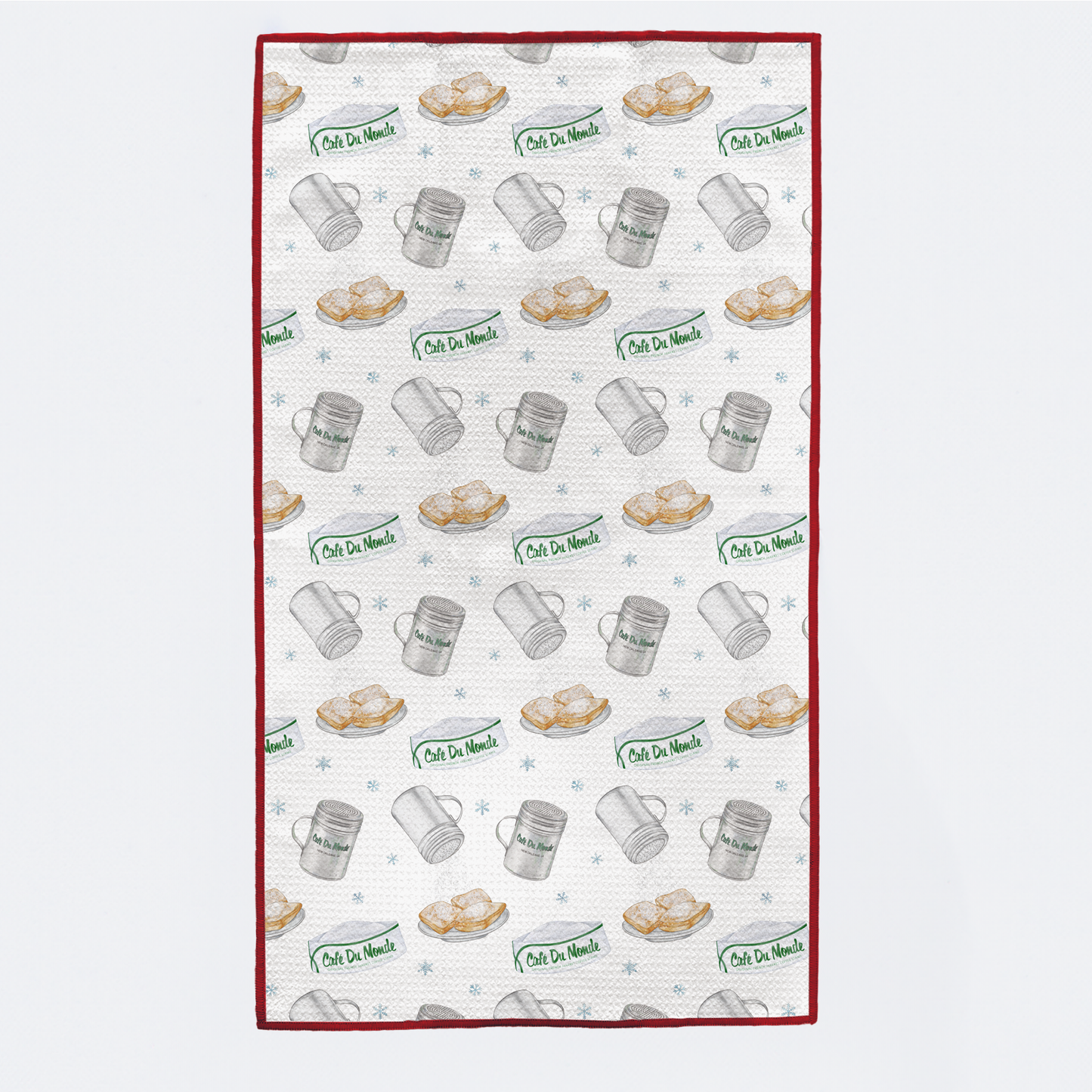 Let it Snow! Beignet Tree Kitchen Towel