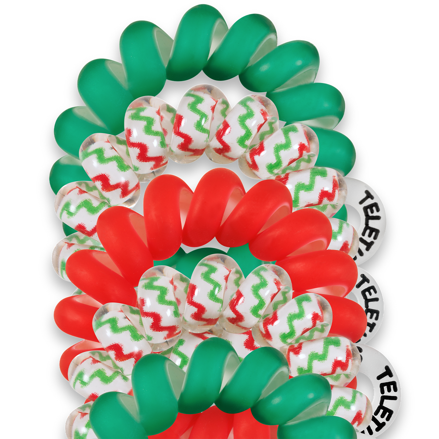 Spiral Hair Coils | Tiny | Santa Baby Hair Ties