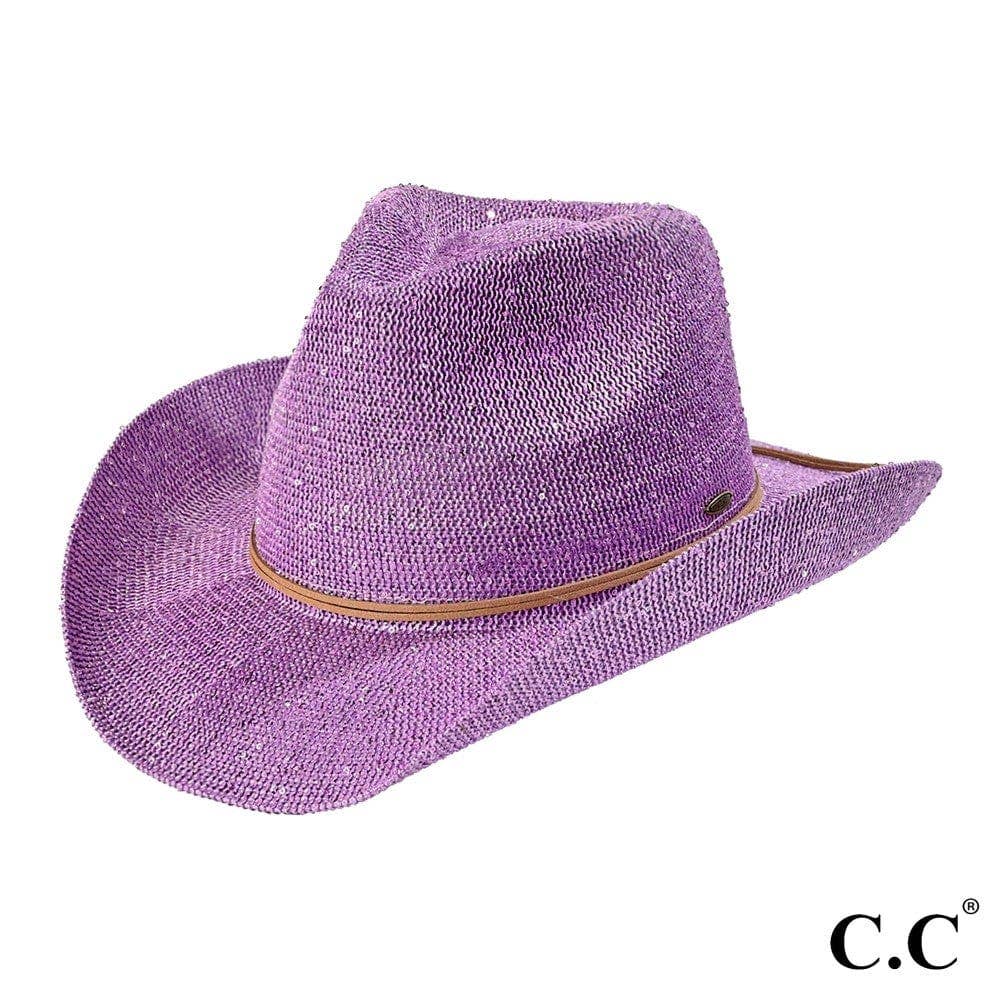 The Dolly Sequin Detail Cowboy Hat