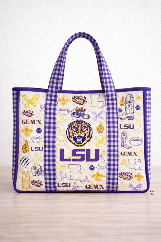 LSU Quilted Tote©