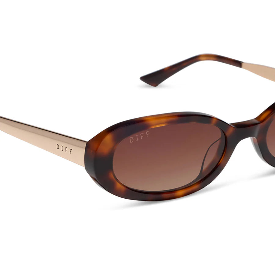 DIFF Nancy Spotted Tortoise Sunglasses
