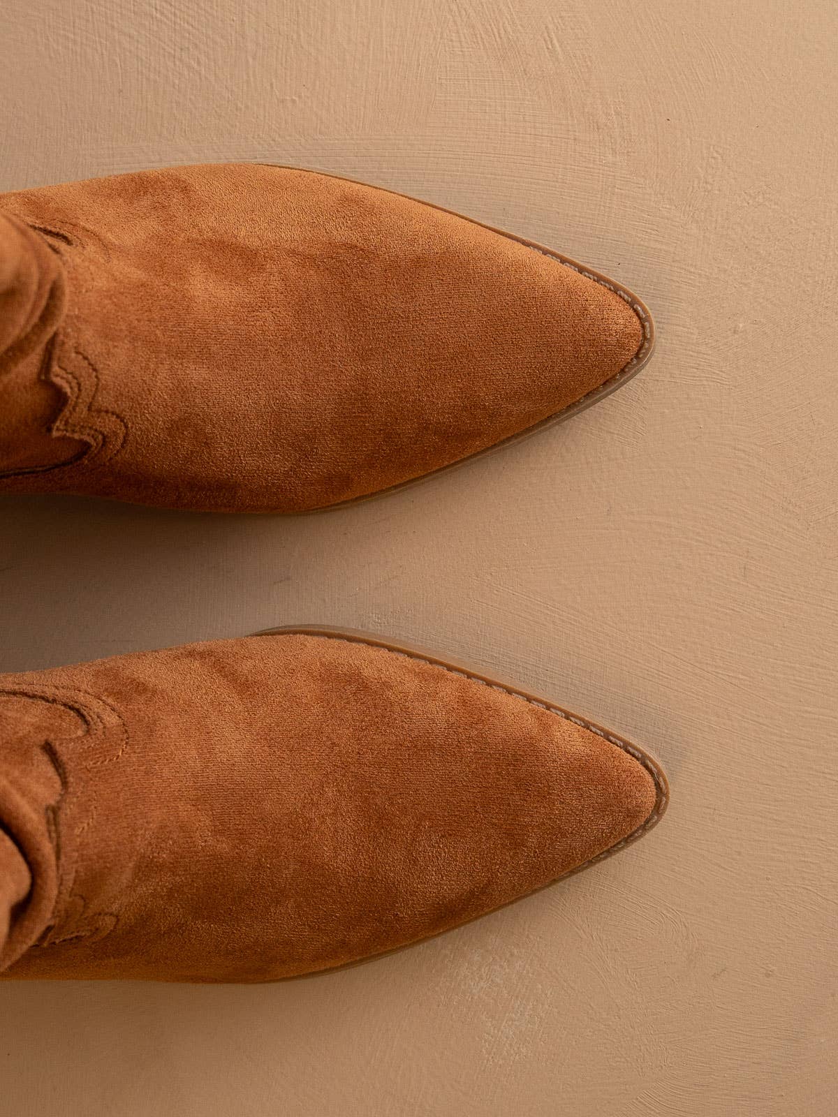 The Kit | Caramel Slouchy Western Bootie