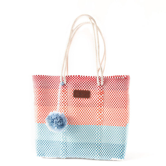 SALE 40% off Sunrise Woven Tote Bag