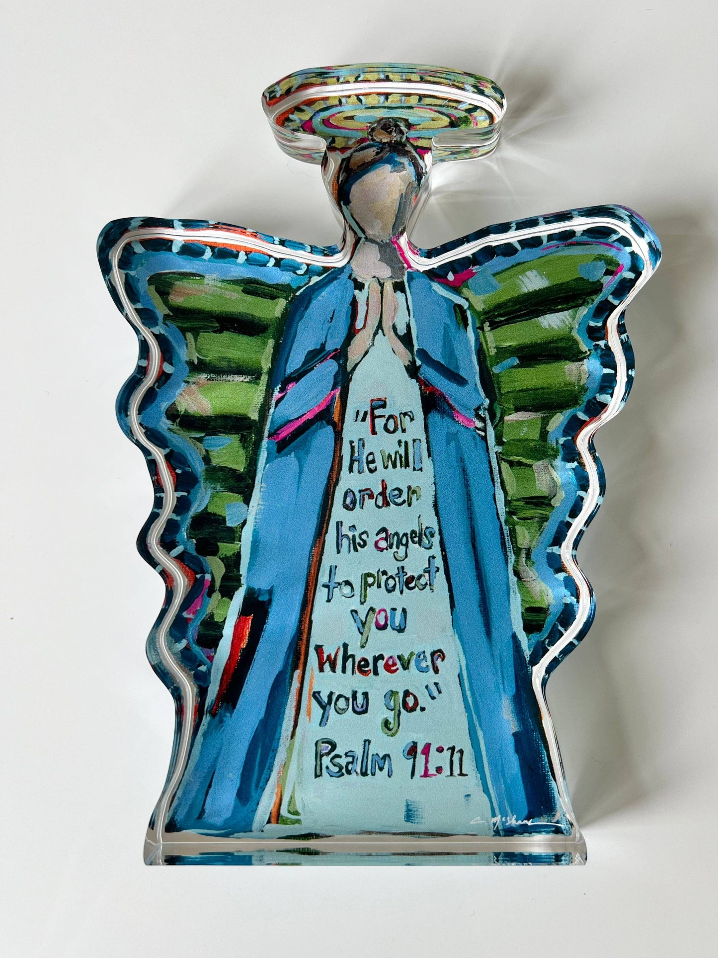 "To Protect You Angel" acrylic