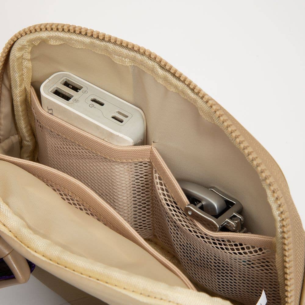 Mardi Gras glitter phone bag