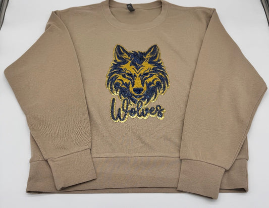 CC Wolf Tan Sweatshirt