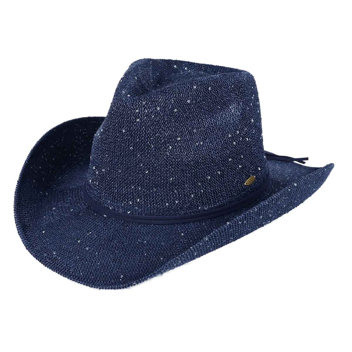 The Dolly Sequin Detail Cowboy Hat