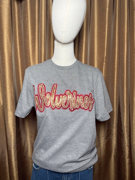 Wolverines Sequins T-Shirts