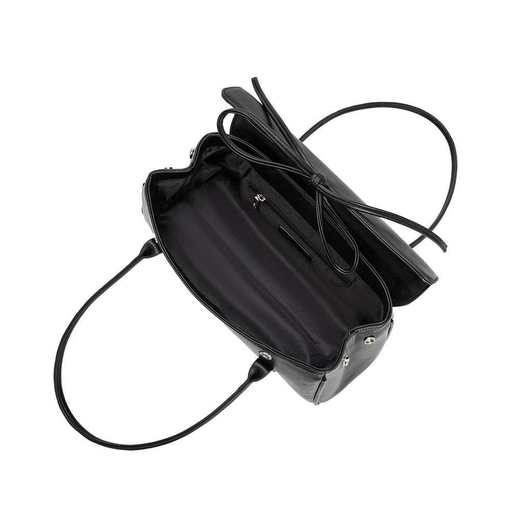 Bowie Black  Vegan Shoulder Bag