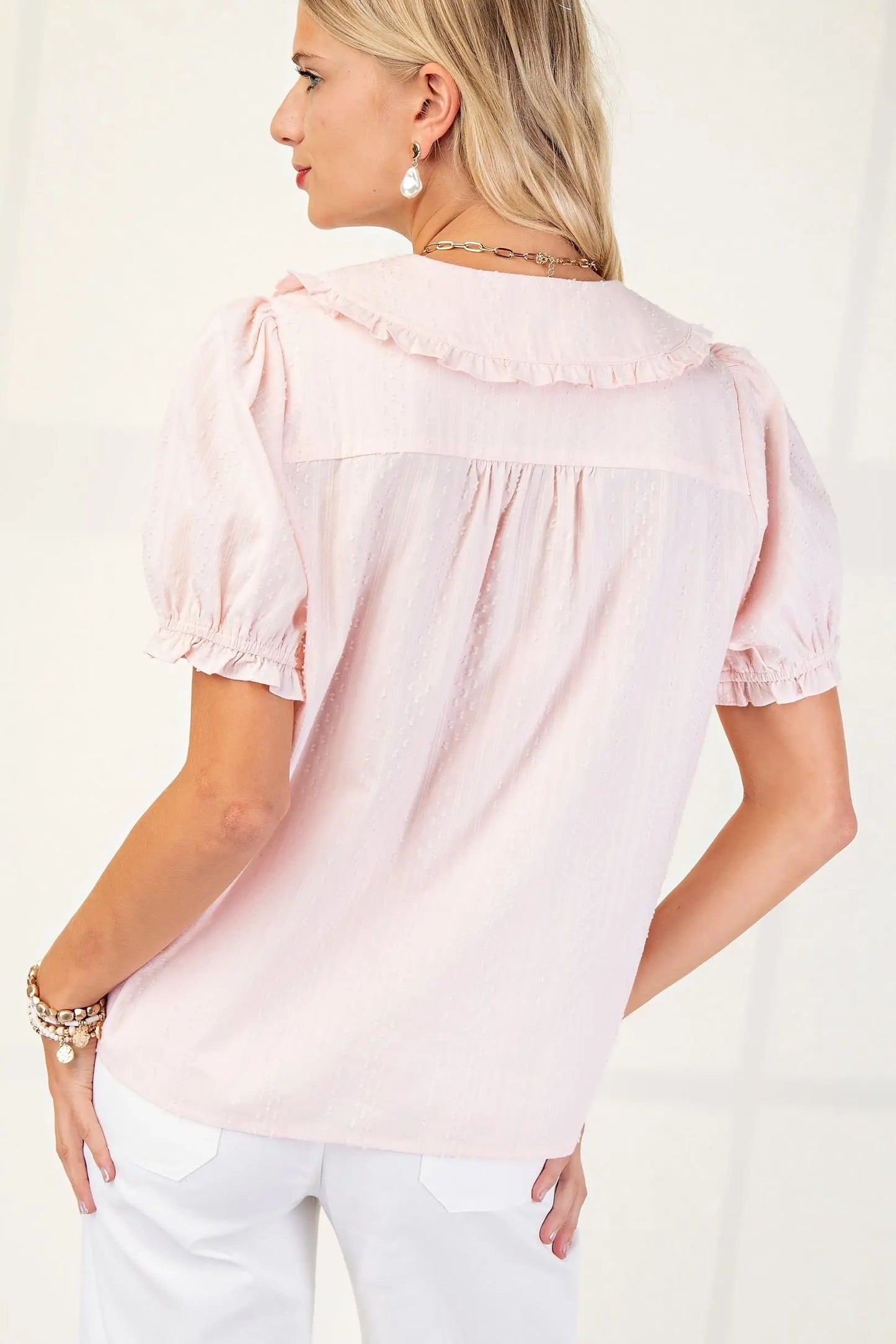 The Peter Pan Top - Light Pink