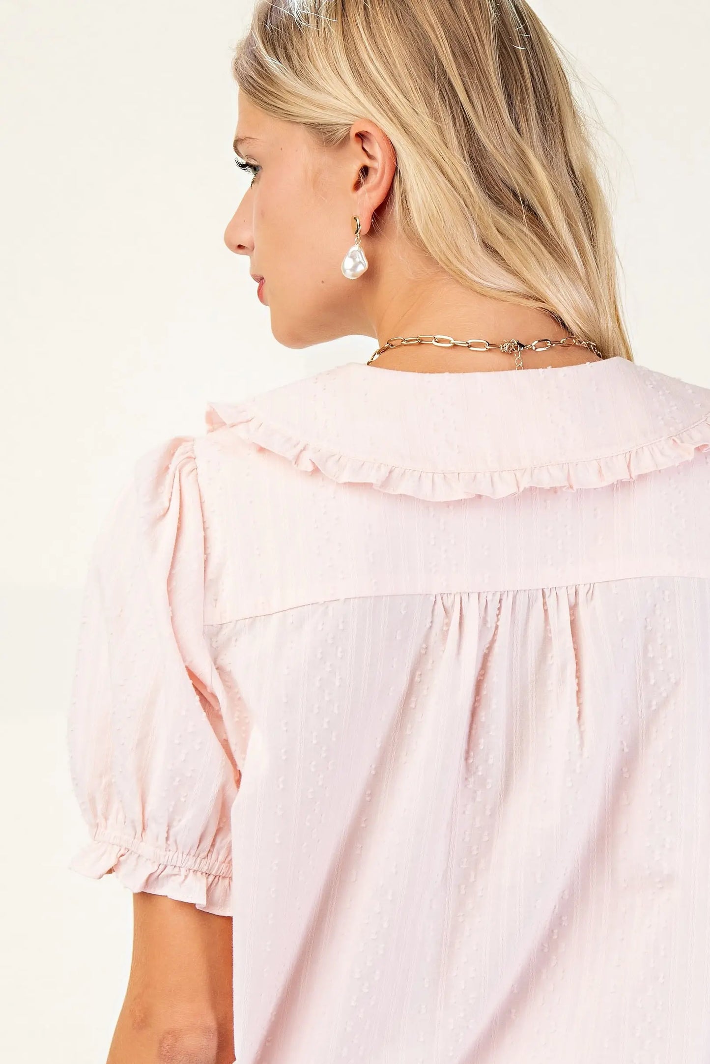 The Peter Pan Top - Light Pink