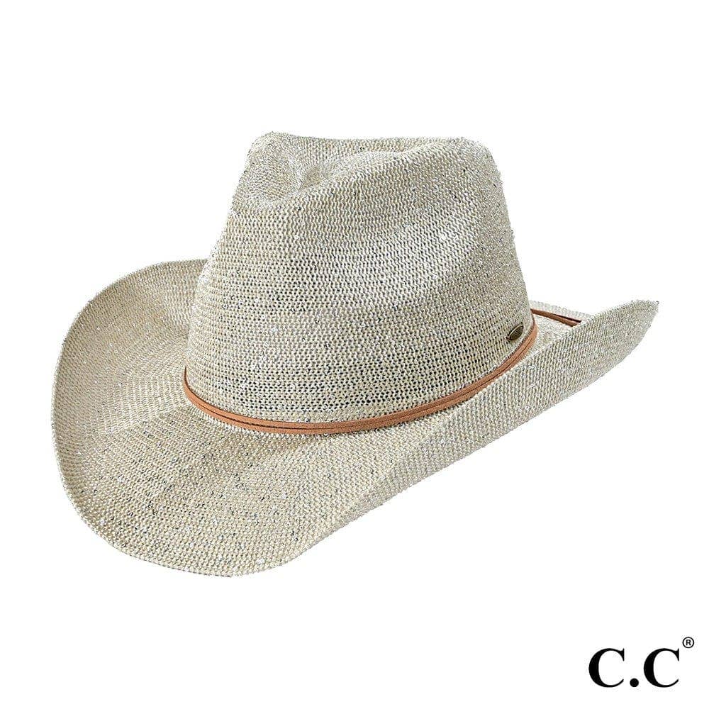 The Dolly Sequin Detail Cowboy Hat