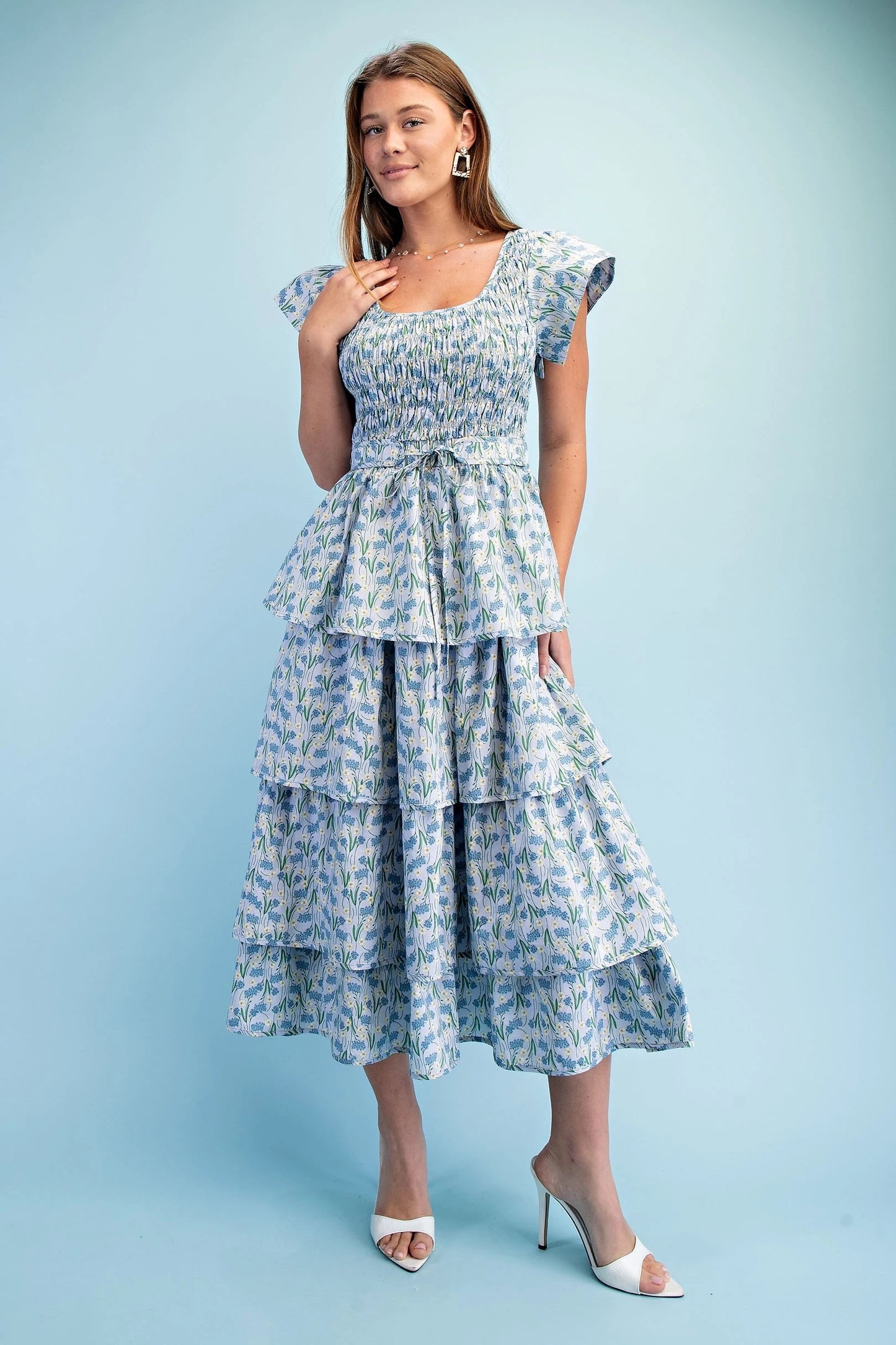 Sunday Brunch Tiered Dress