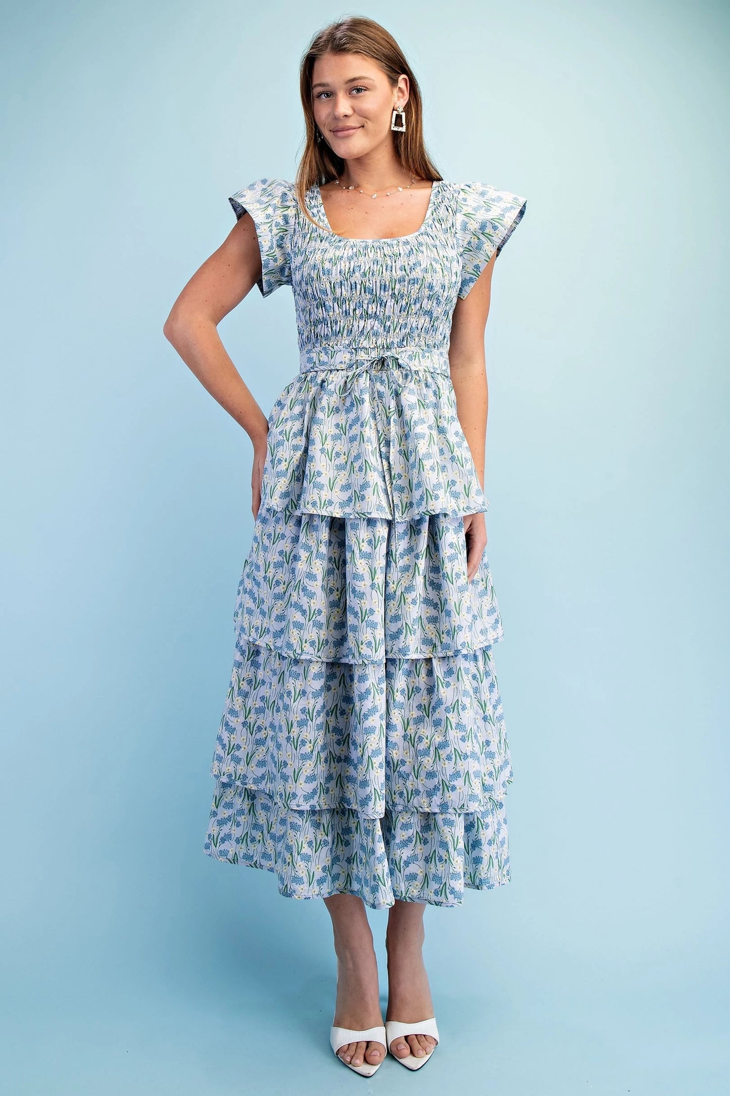 Sunday Brunch Tiered Dress