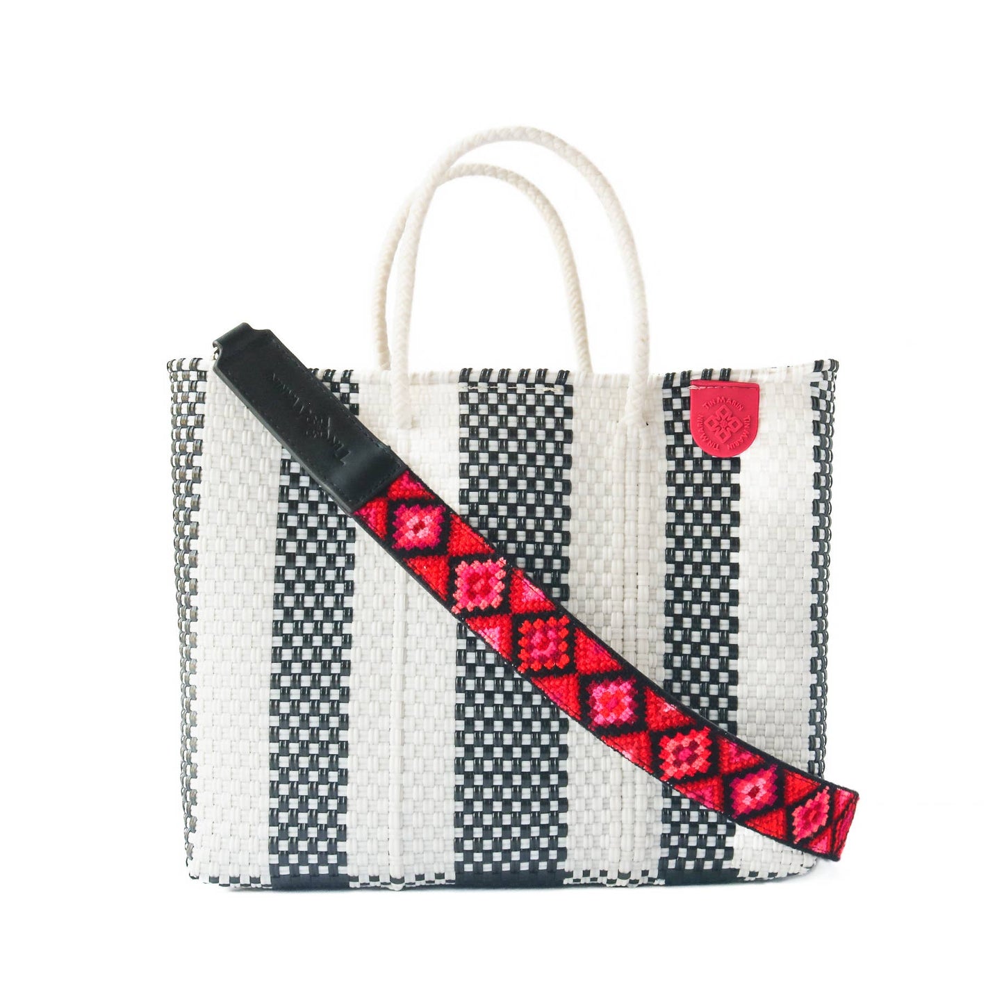 SALE 40% off Zebra Medium Woven Crossbody Bag