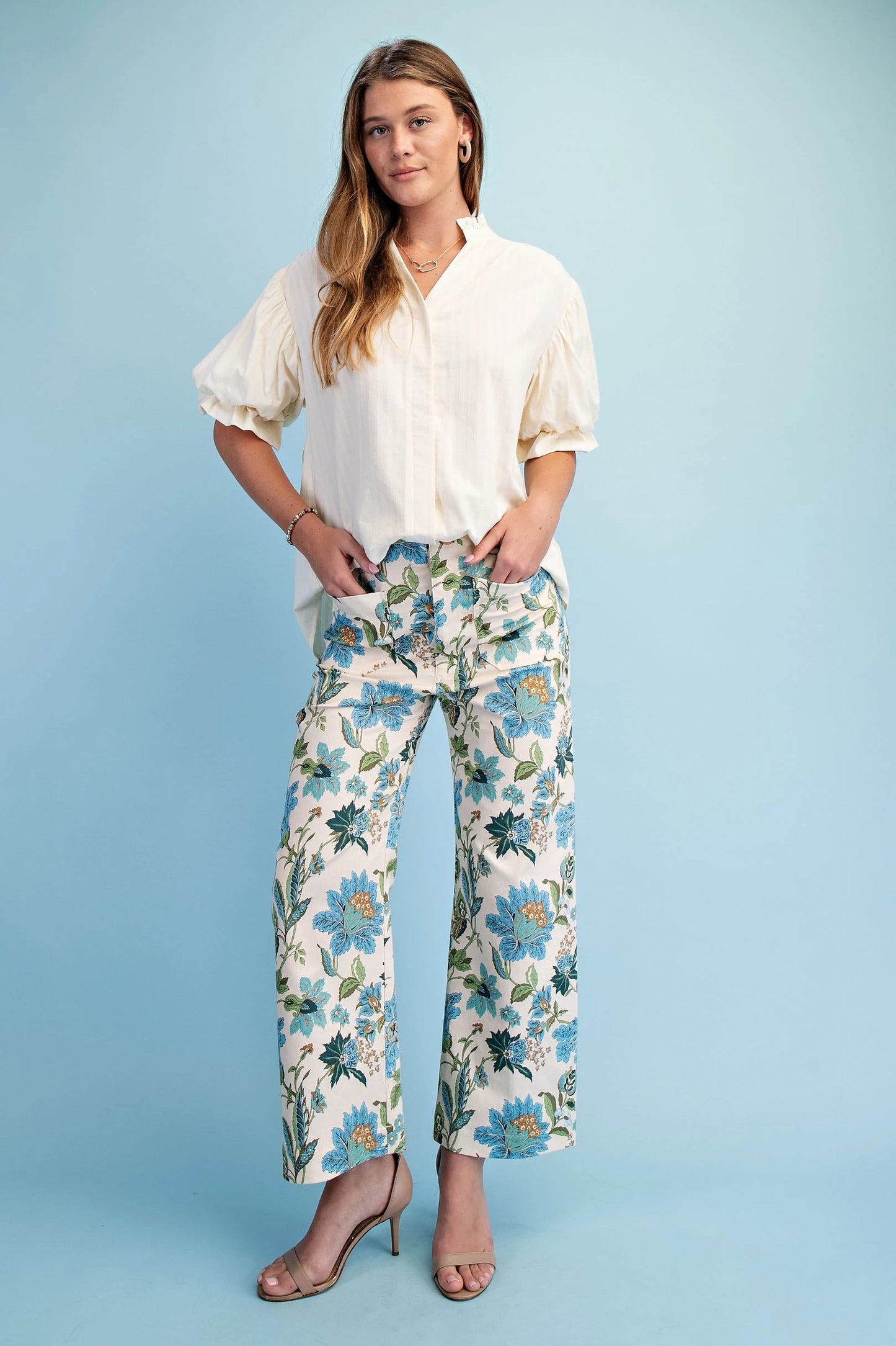 Willow and Bloom Cropped Pants