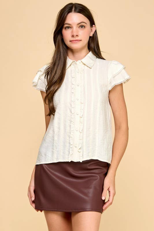 Ivory Whisper Blouse