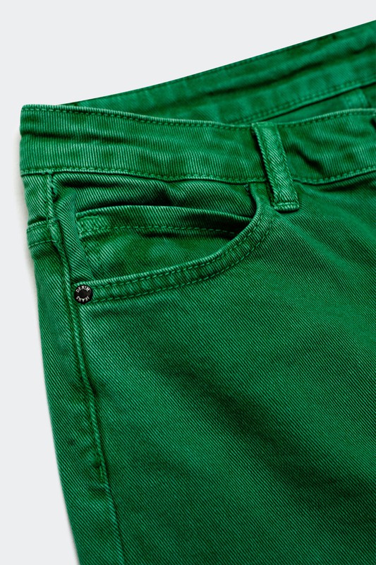 Wide Leg Jeans Green