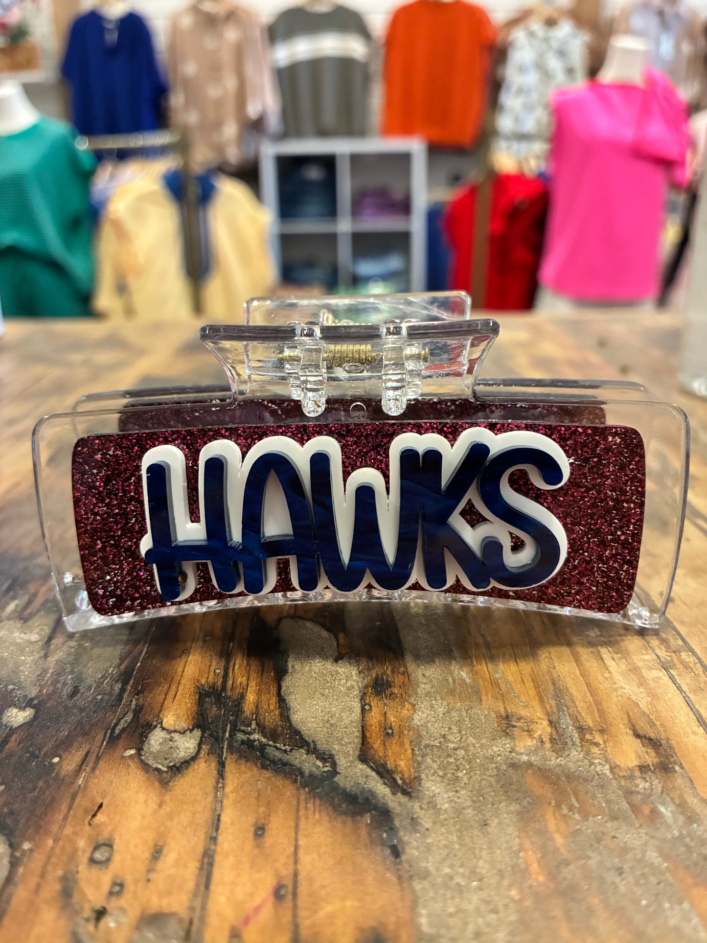 Hannan Hawks Hair Clip