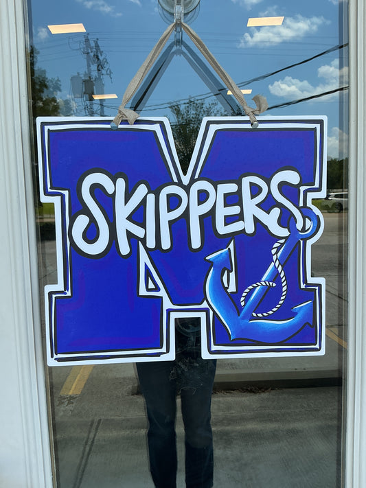 Mandeville School Spirit Door Hangers