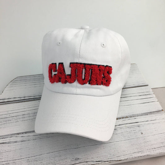White CAJUNS  baseball cap 