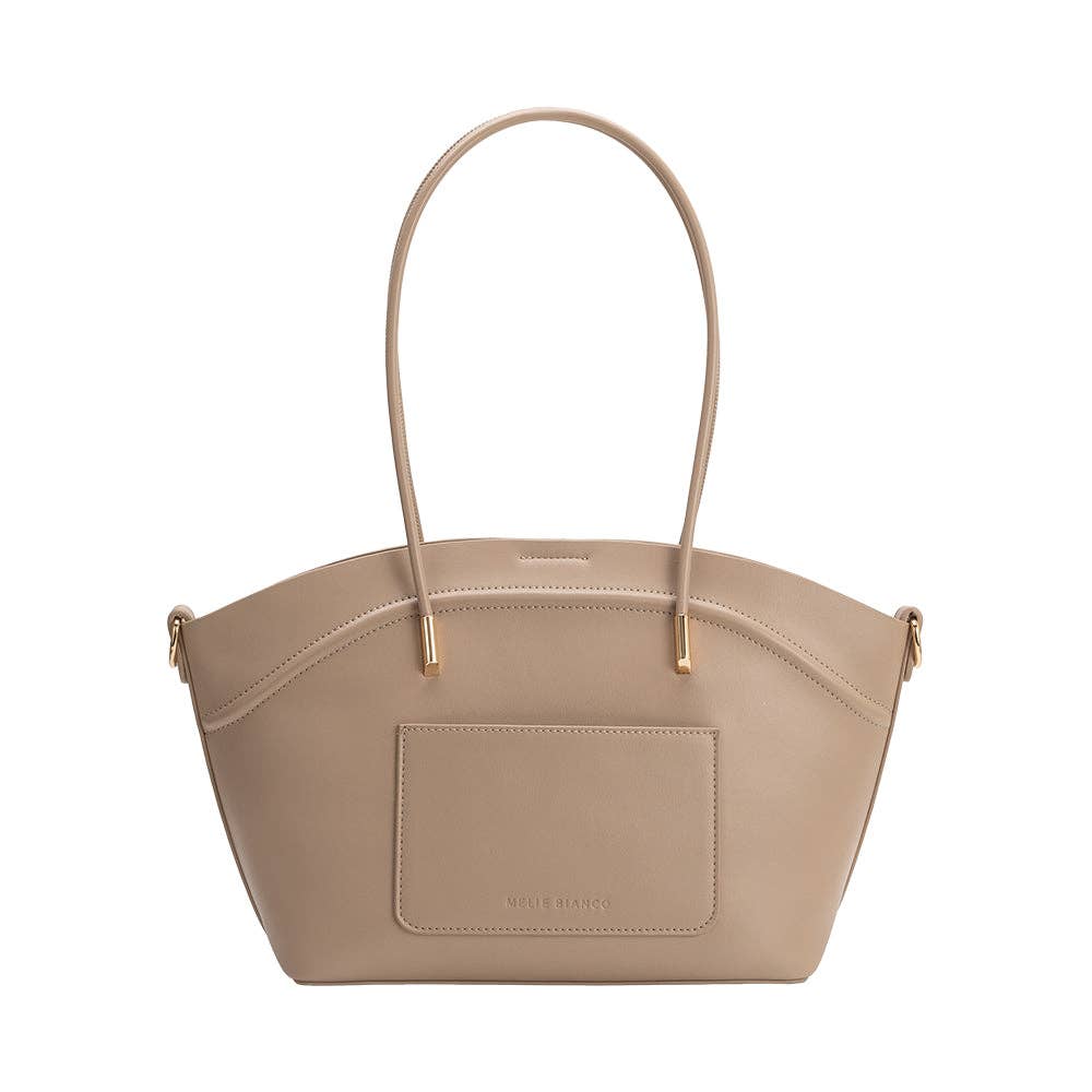 Hazel Nude Vegan Leather Tote Bag
