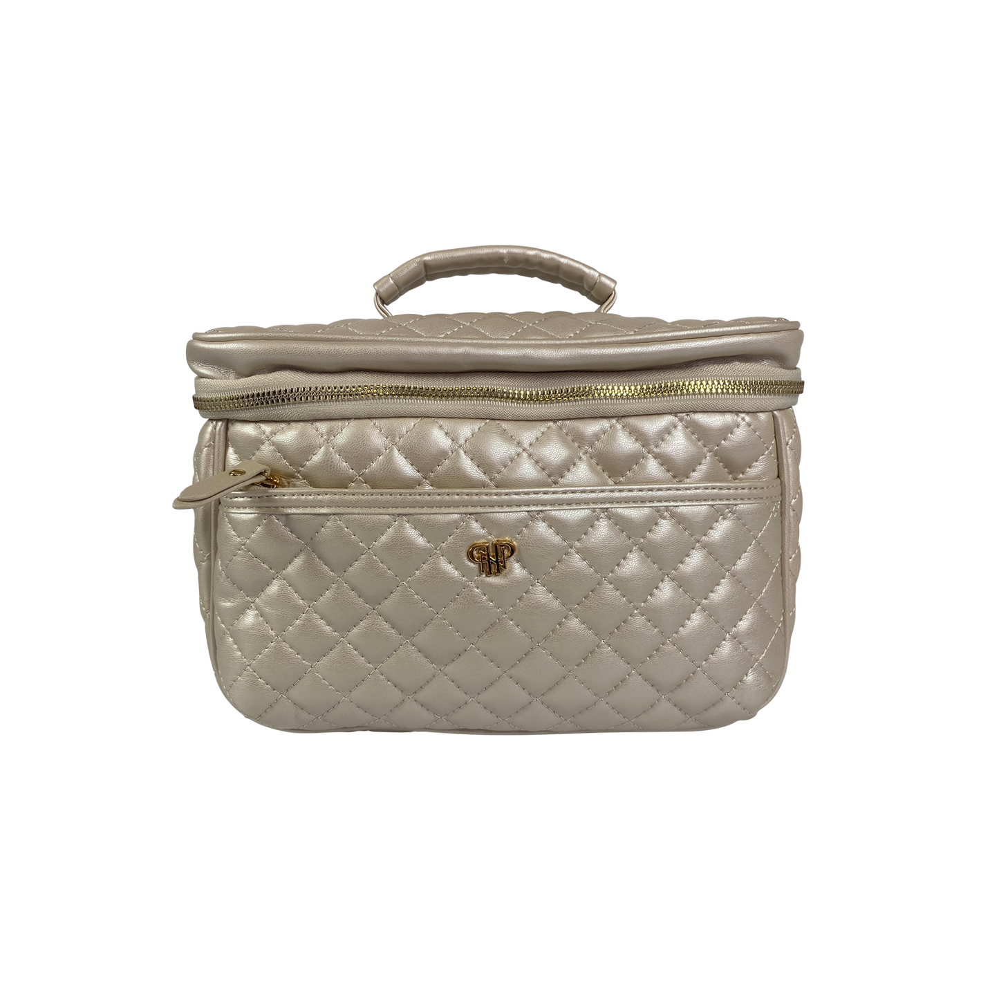 Classic Train Case - Pearl Quilted