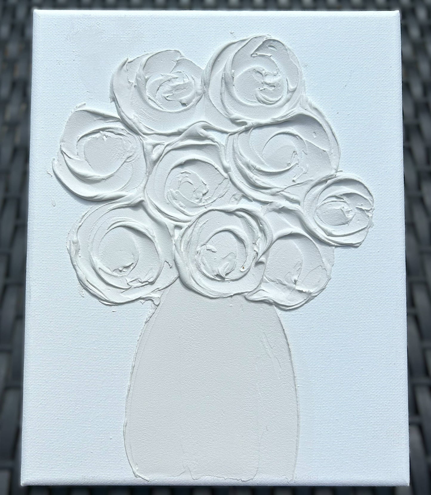 Paint Your Own Canvas 8x10 flowers in vase | still life