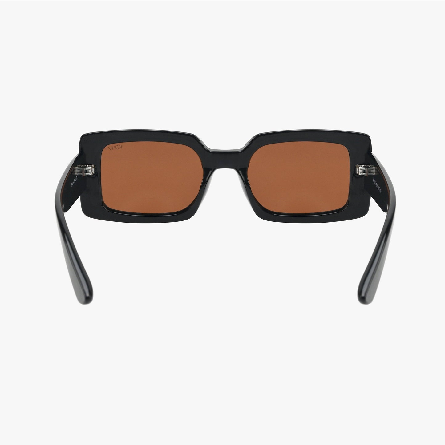 BREEZE MIDNIGHT AMBER Polarized Rectangle Fashion Sunglasses