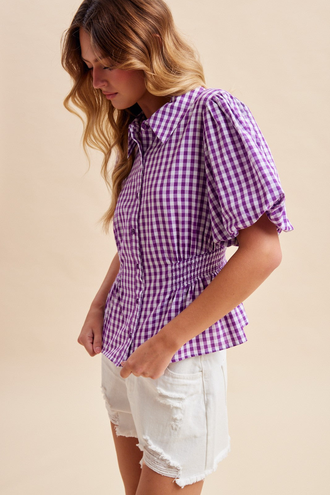 Louisiana Charm Gingham Top