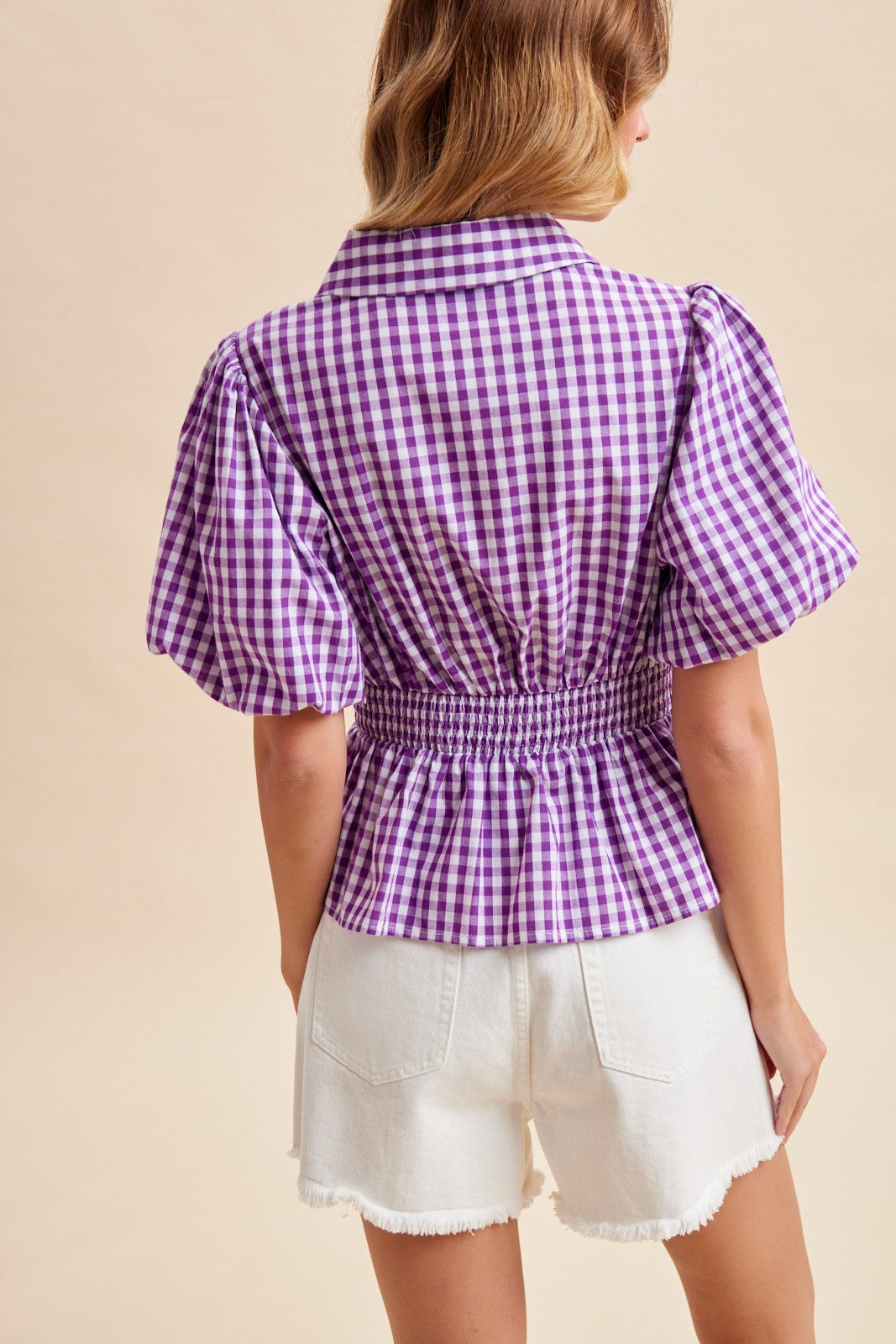 Louisiana Charm Gingham Top