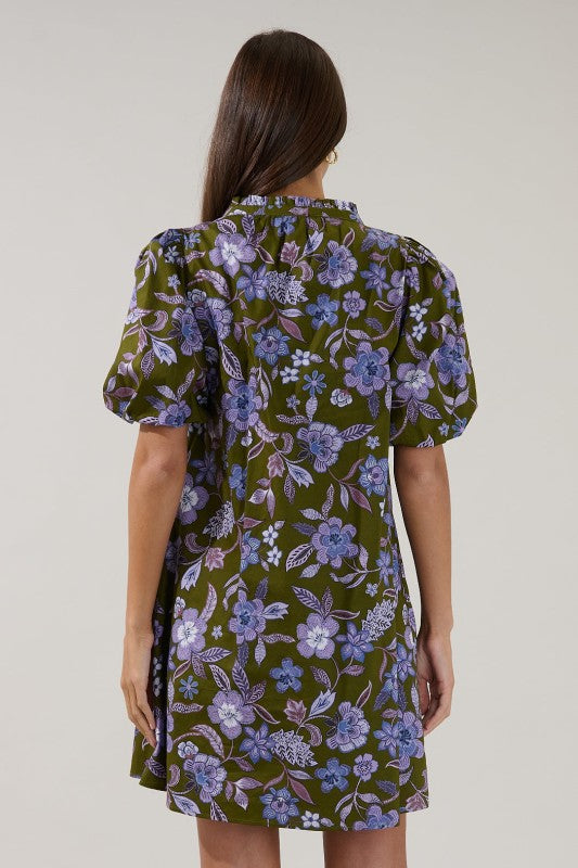 Aurora Shift Mini Dress Reverie