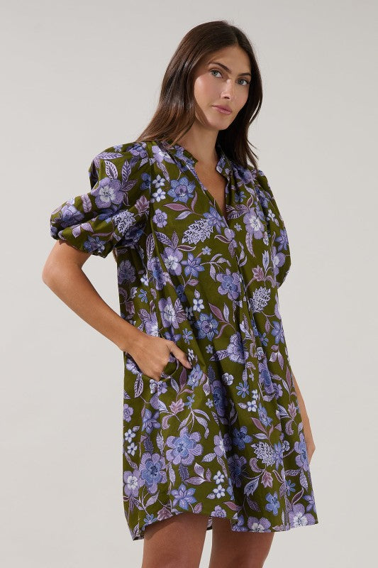 Aurora Shift Mini Dress Reverie