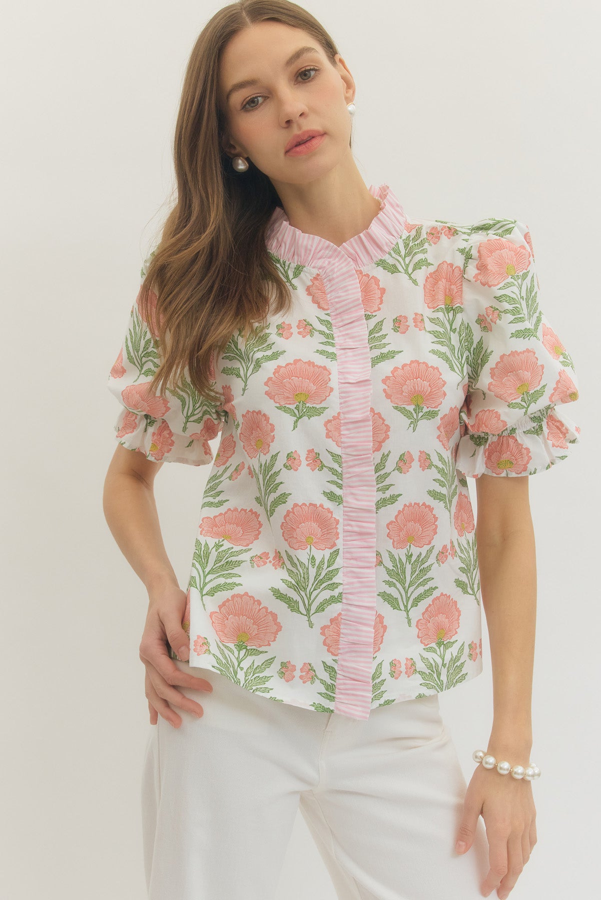 Brunch and Blooms Top