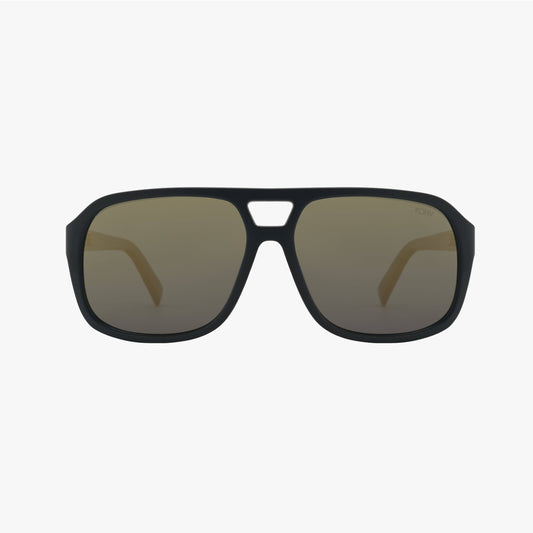 SUMMIT BRONZE Polarized Square Trendy Aviator Sunglasses