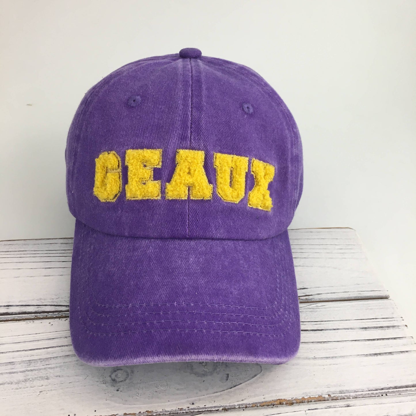 Purple GEAUX Baseball Cap