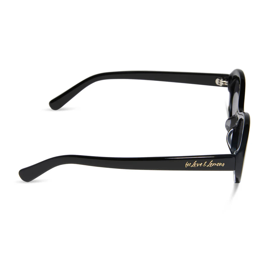 DIFF Sabrina Black Sunglasses